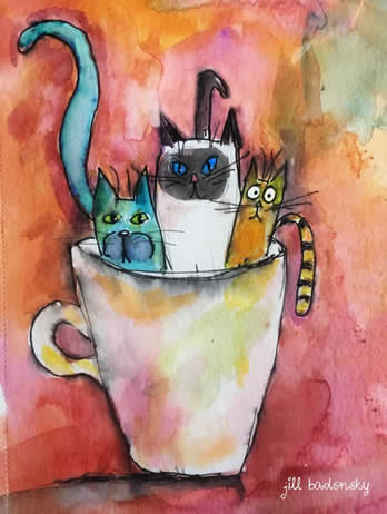 Cats in a cup